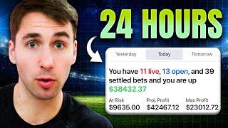 $38,000 PROFIT in 24 HOURS Sports Betting Strategy (Step-by-Step Tutorial!)