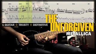 The Unforgiven | Guitar Cover Tab | Guitar Solo Lesson | Backing Track with Vocals  METALLICA