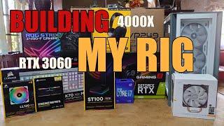 RTX 3060 + CORSAIR 4000X + I7 10700F Midrange Gaming PC build (Time lapse)