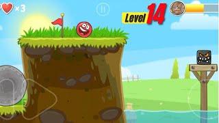 Amazing Funny Game Red Ball 4 || Green Hills Level 14 