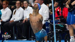 MUST SEE: Brazilian torpedo Gabriel Araujo claims backstroke gold at Paralympics | NBC Sports