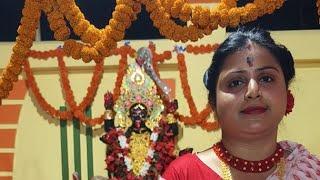 Teju's Family barite Kali pujo