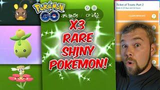 Rare Harvest Festival Shinies Caught! Smoliv & Special Reseach Completed! (Pokémon GO)