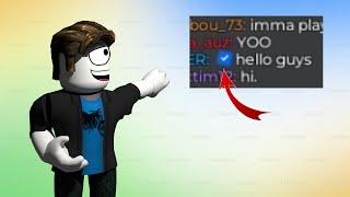 How to Send Messages with Fake Verified Badges in Roblox – No Exploits Needed!