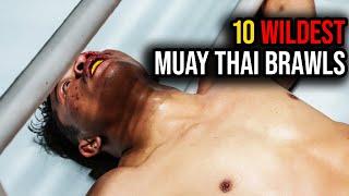 All The Knockdowns  10 Wildest Muay Thai Brawls | ONE Friday Fights