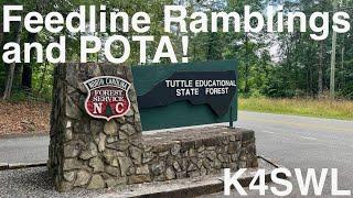 Importance of Quality Feedline and QRP POTA Activation at Tuttle Educational State Forest!