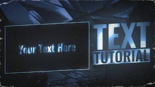 ALIGHT MOTION TEXT TUTORIAL \ - Ae Inspired Glow Text | free xml preset