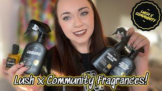 I HAVE THE NEW LUSH X COMMUNITY LIMITED EDITION FRAGRANCES 🩵