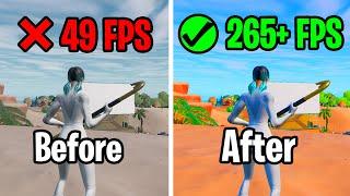 FIX FPS DROPS & BOOST FPS in Fortnite Chapter 3 Season 4! (1000+ FPS)