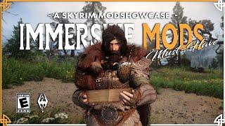 12 Must-Have IMMERSIVE Skyrim Mods!