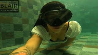 WET LOOK WHITE DRESS UNDERWATER BLAIR EXPLICIT