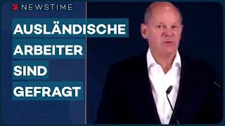 Fachkräftemangel in Deutschland: Scholz wirbt für Willkommens-Kultur