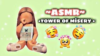 ASMR MOUTH SOUNDS (RABLOX TOWER OF MİSERY ) !!