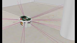 Virtual Robot Learns to Avoid Obstacles in 5 minutes