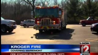 Fire closes Mariemont Kroger