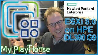 VMware ESXi vSphere 8.0 Install on HPE DL380 Gen9 - 1264