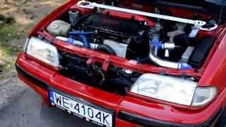 Rover 220 Turbo Tomcat exhaust sound :) 720p HD