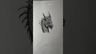 Dragon drawing, What's your levels?? #shorts #dragon #drawing