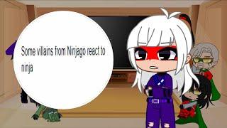 ~Some of the Ninjago villains react to ninjas~LAZY!~Ninjago~Part 1~ENG and RUS~GachaClub~