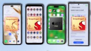 Snapdragon 8s Gen 3 vs 8 Gen 3 vs 8 Gen 2 vs Apple A17