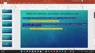 XPath Axes methods #8 | Descendant and Descendant-or-Self | Selenium WebDriver | Lecture 19