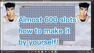 Tutorial How to add more character slots for MUGEN 1.0 or 1.1 Explained
