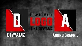 Divyamz Logo Tutorial On Android | Andro Graphic|