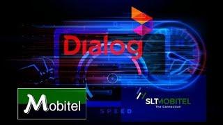 SLT Fibre,Dialog 4G and Mobitel 4G Speed Tests