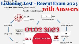 IELTS Listening Actual Test 2023 with Answers | IDP & BC Exam