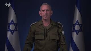 IDF Spox. RAdm. Daniel Hagari On Retaliatory Strikes in Iran