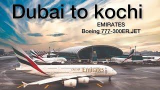 Emirates Boeing 777-300ER JET Economic Class from Dubai to Kochi |4k | August 2023 |