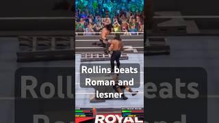 Rollins beats Roman and lesner TLC #ps5gameplay #wwe2k23ps5 #wwe #funny