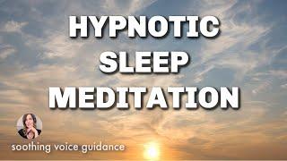 Hypnotic Sleep Meditation & Guided Talk Down for Insomnia (ocean waves ambience)