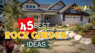 Top 45 Rock Garden Ideas for Ultimate Inspiration!  | Garden Answer