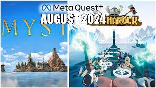 META QUEST+ (PLUS) August 2024 Games