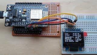 ESP8266 NodeMCU Internet clock and weather station