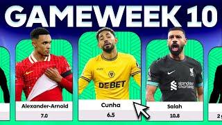 FPL PLAYERS TO BUY | GW10 