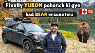 BEAR Encounters and Jaw-Dropping Scenery while entering YUKON