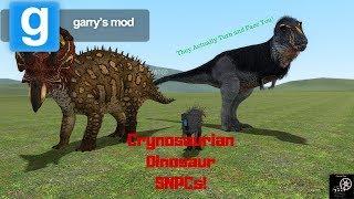 Gmod Mod Reviews: Crynosaurian Dinosaur SNPCs!