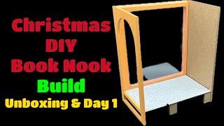 Christmas DIY Book Nook-Unboxing and Day 1