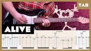 Pearl Jam - Alive - Guitar Tab | Lesson | Cover | Tutorial | Donner DST-400