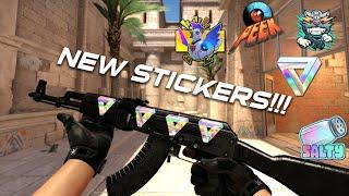 CSGO Espionage Sticker Capsule - All stickers showcase [4K60FPS]