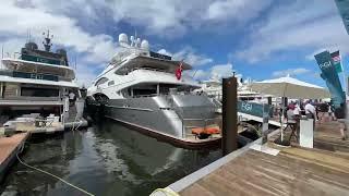 Live from Fort Lauderdale International Boat Show. Part 2 The Yachts!  #FLIBS2023