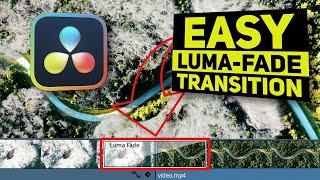 THIS is how to create a LUMA FADE TRANSITION | DaVinci Resolve 18