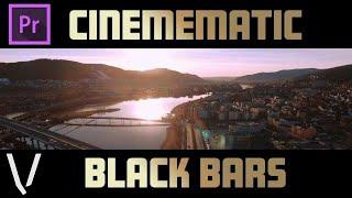 How to add cinematic black bars to videos in premiere pro cc