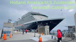 Verandah Cabin 4007 on Holland America Zuiderdam