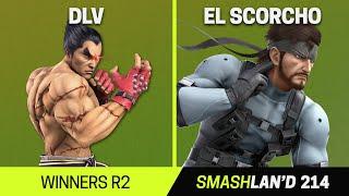 SmashLAN'd 214 Winners R2 - DLV (Kazuya) vs El Scorcho (Snake) - SSBU Tournament