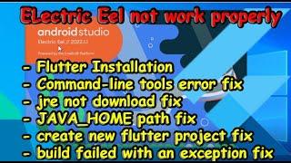 Android Studio Electric Eel Installation | Run New Flutter App | All Problems Solution| 100% Working