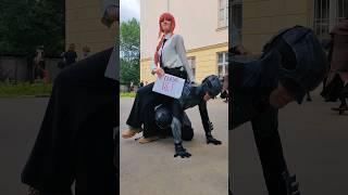 Makima vs Batman #cosplay #tiktok #косплей #anime #shorts 2024 #chainsawman #cosplayer