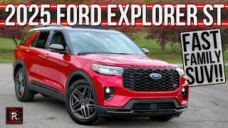 The 2025 Ford Explorer ST Is A Sporty Twin-Turbo 3-Row Family SUV For Rad Parents